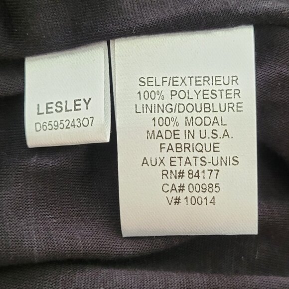 Diane von Furstenberg Lesley Liquid Jersey Dress Black Wet Look NEW MSRP $373 - Picture 15 of 16